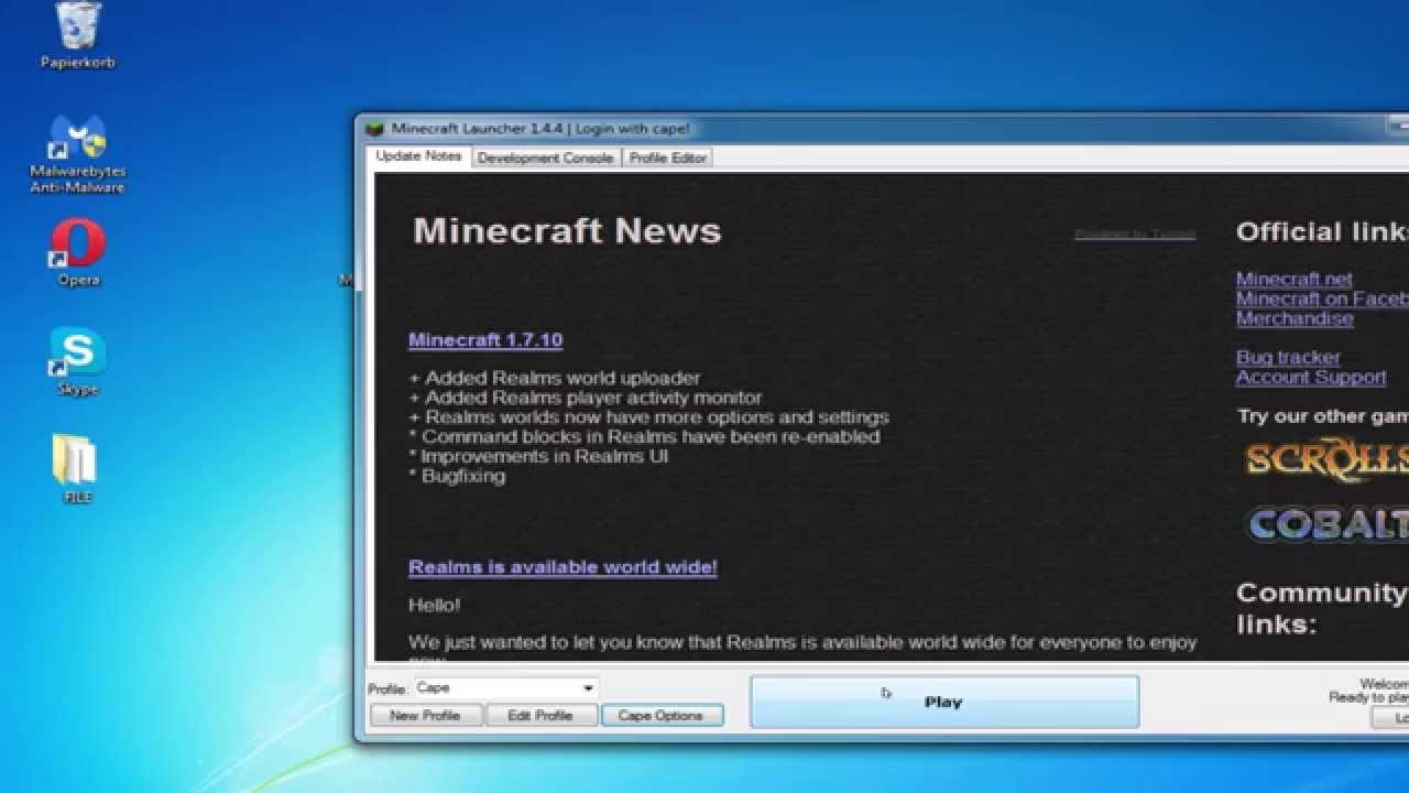minecraft launcher free download full version 32 bit